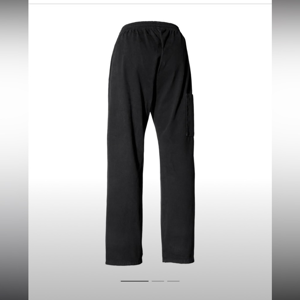 YEEZY X GAP SATEEN UNRELEASED CARGO PANT BLACK - Picture 3 of 12